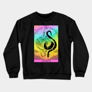 Zodiac sign tarot card Gemini Crewneck Sweatshirt